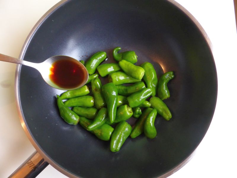 peppers soy sauce