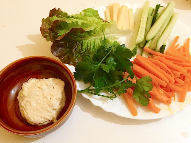 kimbap hummus ingredients