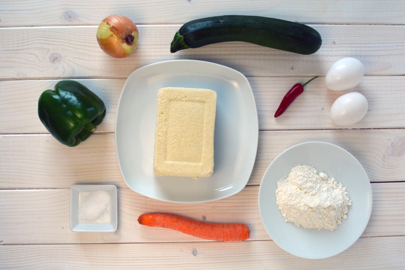 dubu jeon ingredients tofu pancake