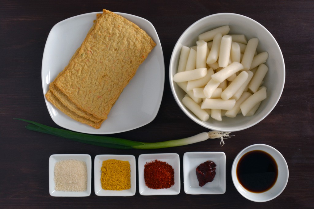 tteokbokki ingredientis