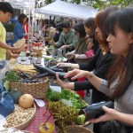 buying vegetables