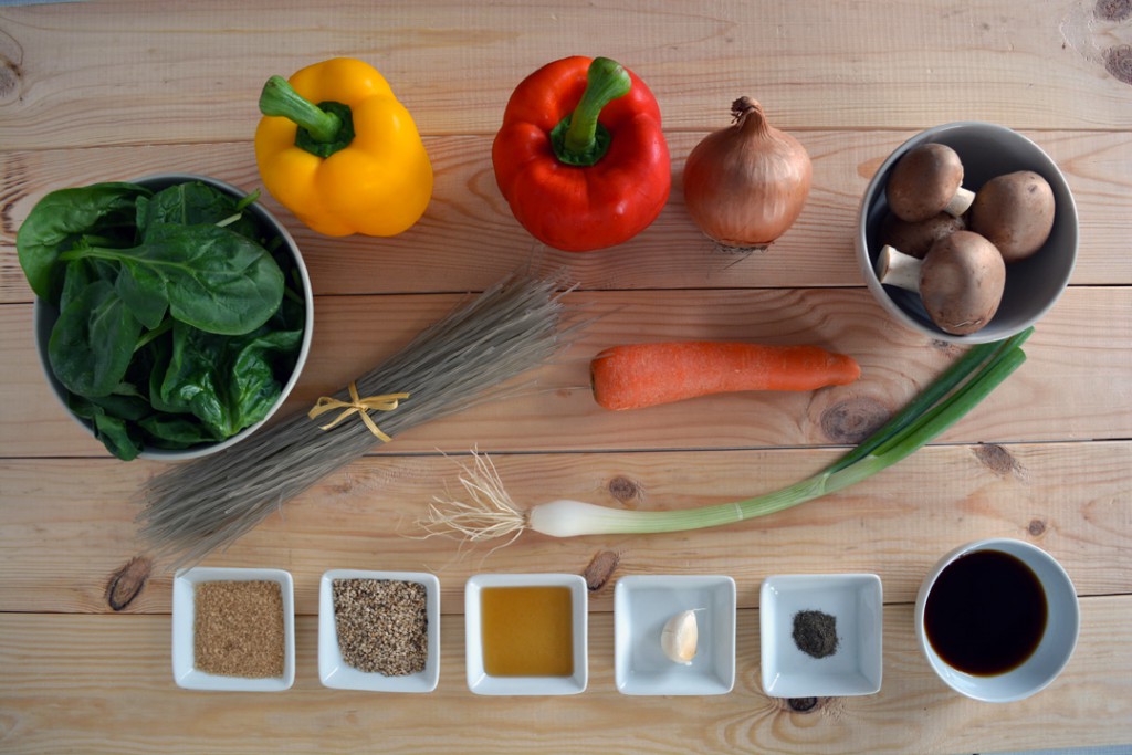 japchae ingredients